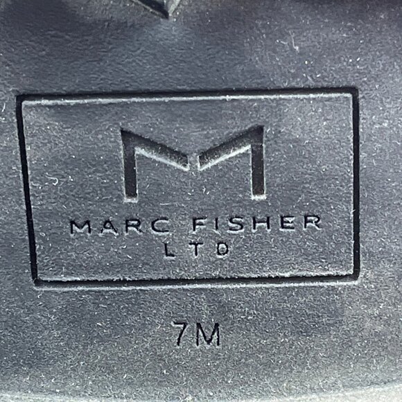 Marc Fisher Ivory White Leather/Textile Womens Chelsea Boots Size 7M - Picture 12 of 13